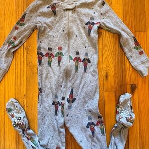 Hanna Andersson Gray Nutcracker Kids One Piece